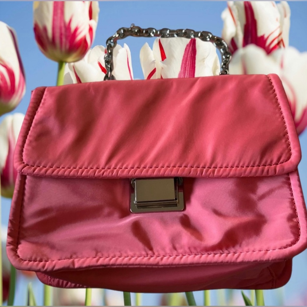 Mango/MNG Pink Flap Crossbody Bag NWT